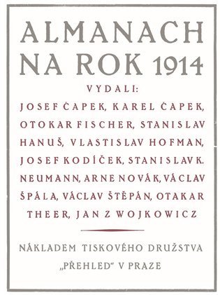 Almanach na rok 1914 – Karel Čapek, Josef Čapek, Erik Gilk
