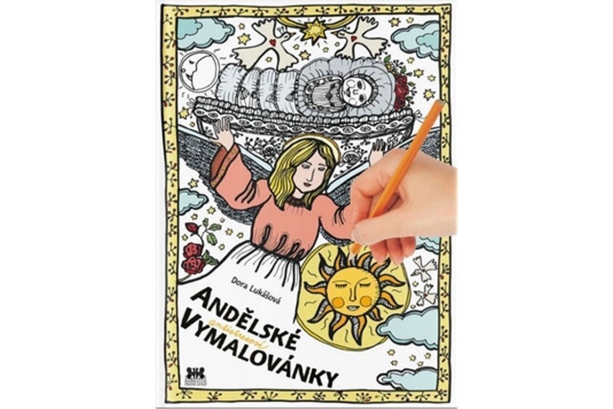 Andělské antistresové vymalovánky – Dora Lukášová