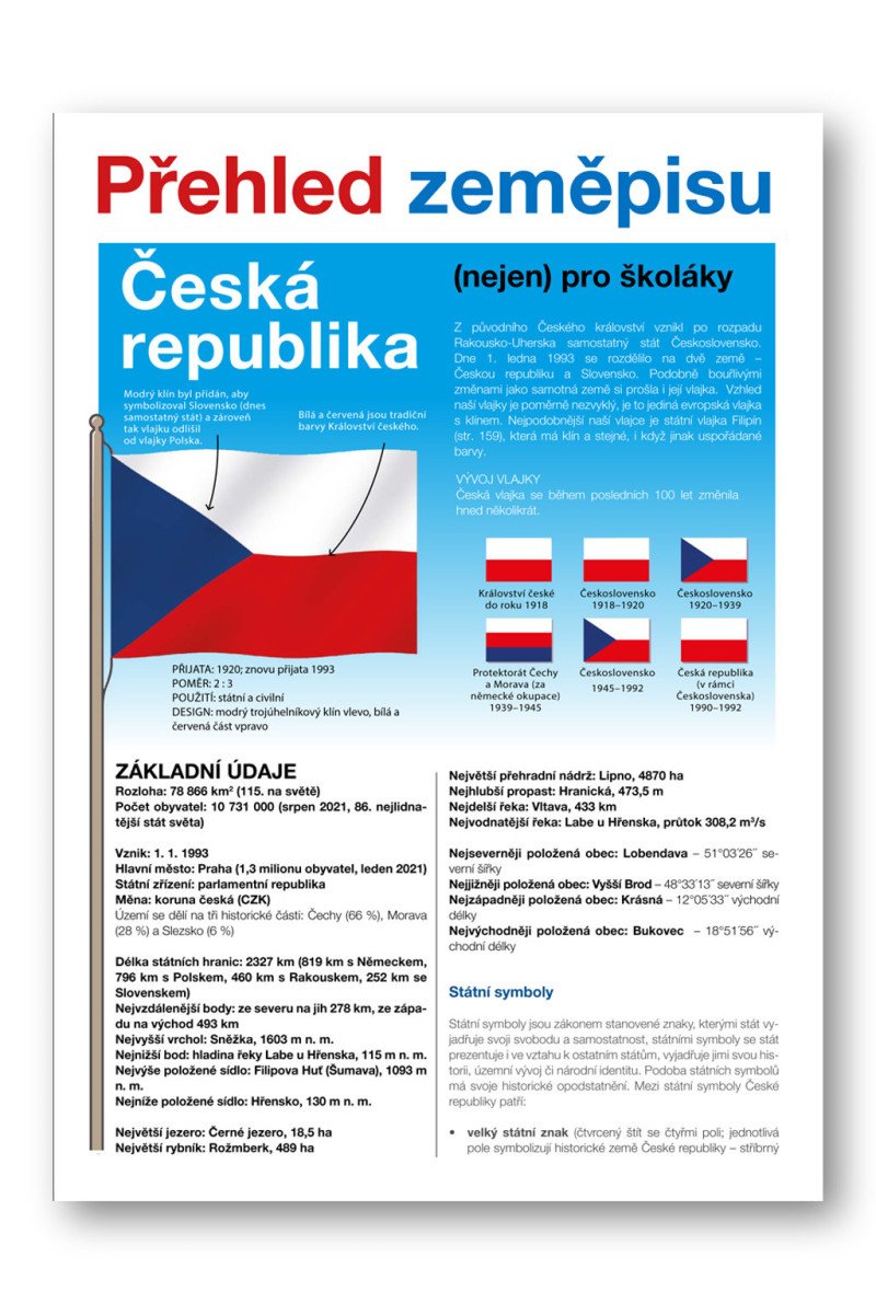 Česká republika - Přehled zeměpisu (nejen) pro školáky – Martin Kolář