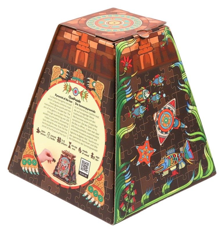 Hlavola - Pyramid of the Sun - Jigsaw puzzle box – -