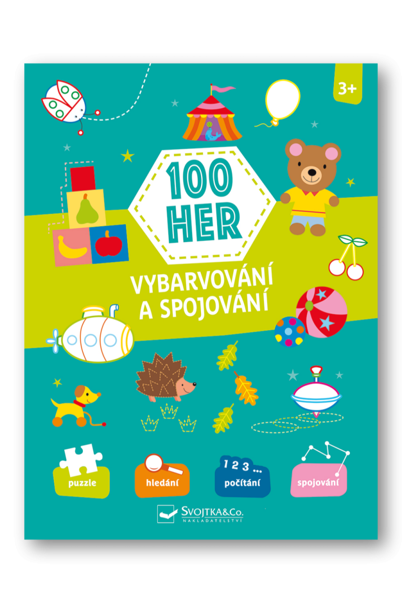 100 her - Vybarvování a spojování 3+