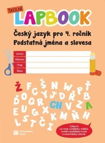 Školní lapbook: ČJ pro 4. ročník - Podstatná jména a slovesa – Simona Kadlíková