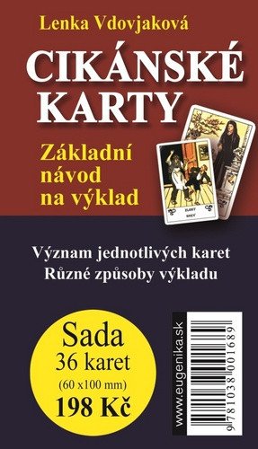 Cikánské karty - Základní návod na výklad + sada 36 karet – Lenka Vdovjaková