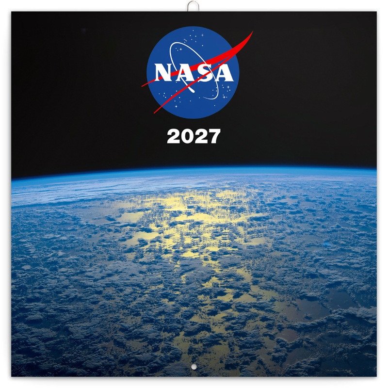 Kalendář 2027 poznámkový: NASA, 30 x 30 cm