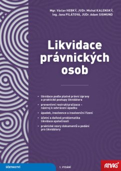 Likvidace právnických osob 2026 – Jana Pilátová, Václav Hebký, Adam Sigmund, Michal Kalenský