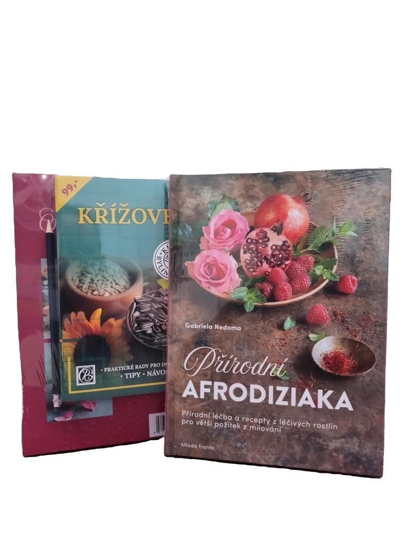Balíček Přírodní afrodiziaka + křížovky s tužkou – Gabriela Nedoma