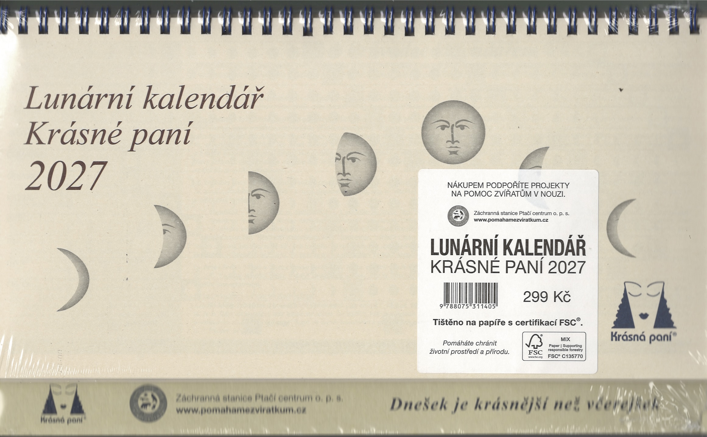 Lunární kalendář Krásné paní 2027 – Žofie Kanyzová