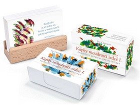 Kapky moudrosti srdce I. / Inspirující aforismy pro každý den - karty s dřevěným stojánkem – Sri Chinmoy