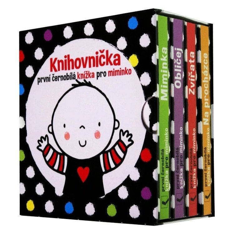 Knihovnička - První černobílé knížky pro miminko – Stella Baggott