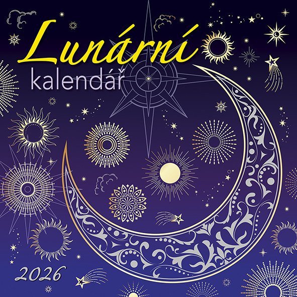 Kalendář 2026 Lunární, nástěnný, 30 x 30 cm
