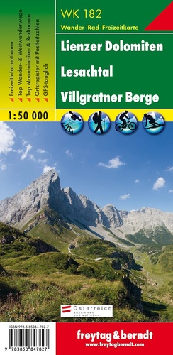182 Lienzer Dolomiten, Lesachtal, Villgratental  1:50 000