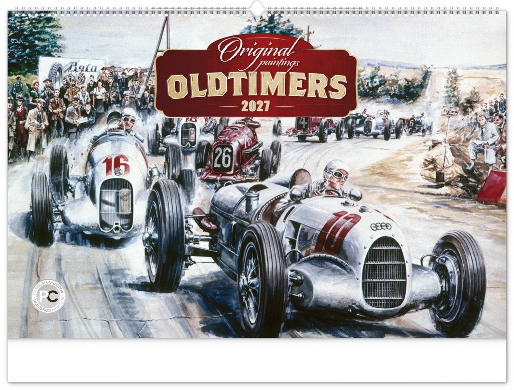 Kalendář 2027 nástěnný: Oldtimers, 64 x 42 cm – Václav Zapadlík