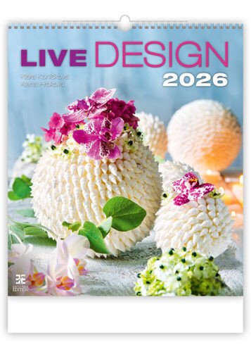 Kalendář nástěnný 2026 - Live Design