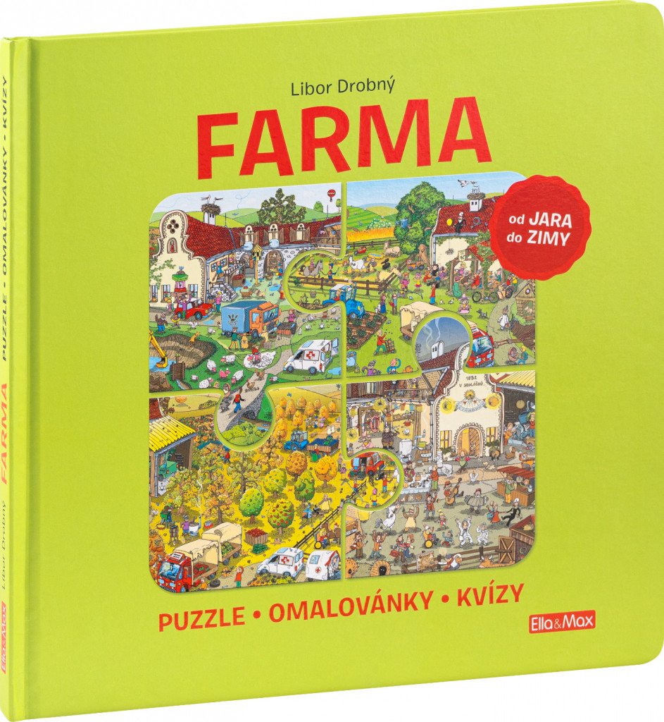 FARMA - Puzzle, omalovánky, kvízy – Libor Drobný