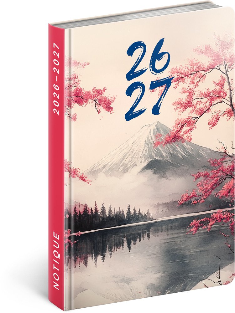 Diář 18měsíční 2026/2027 Petito - Japonsko, 11 x 16 cm – -