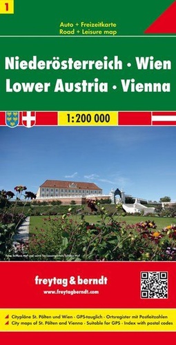 Automapa Dolní Rakousko, Vídeň 1:200 000