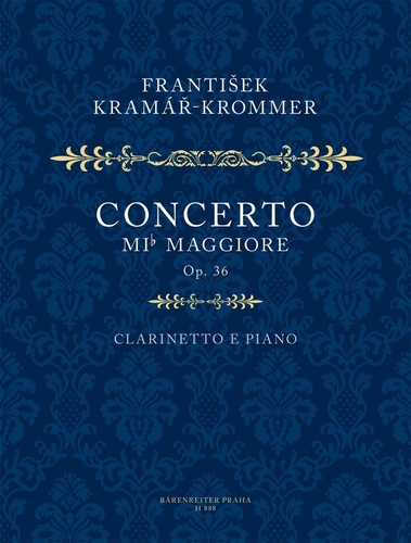 Koncert Es dur pro klarinet a orchestr op. 36 – František Kramář-Krommer