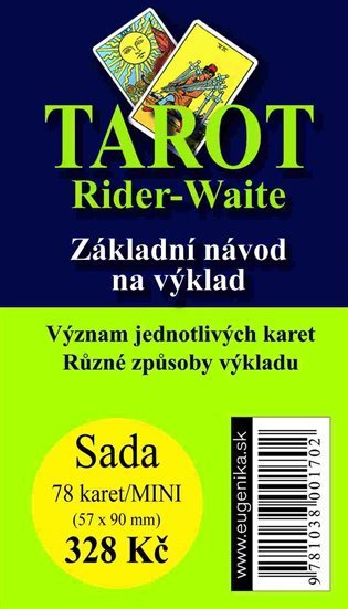 Rider Waite Tarot - 78 karet a návod – Arthur Edward Waite