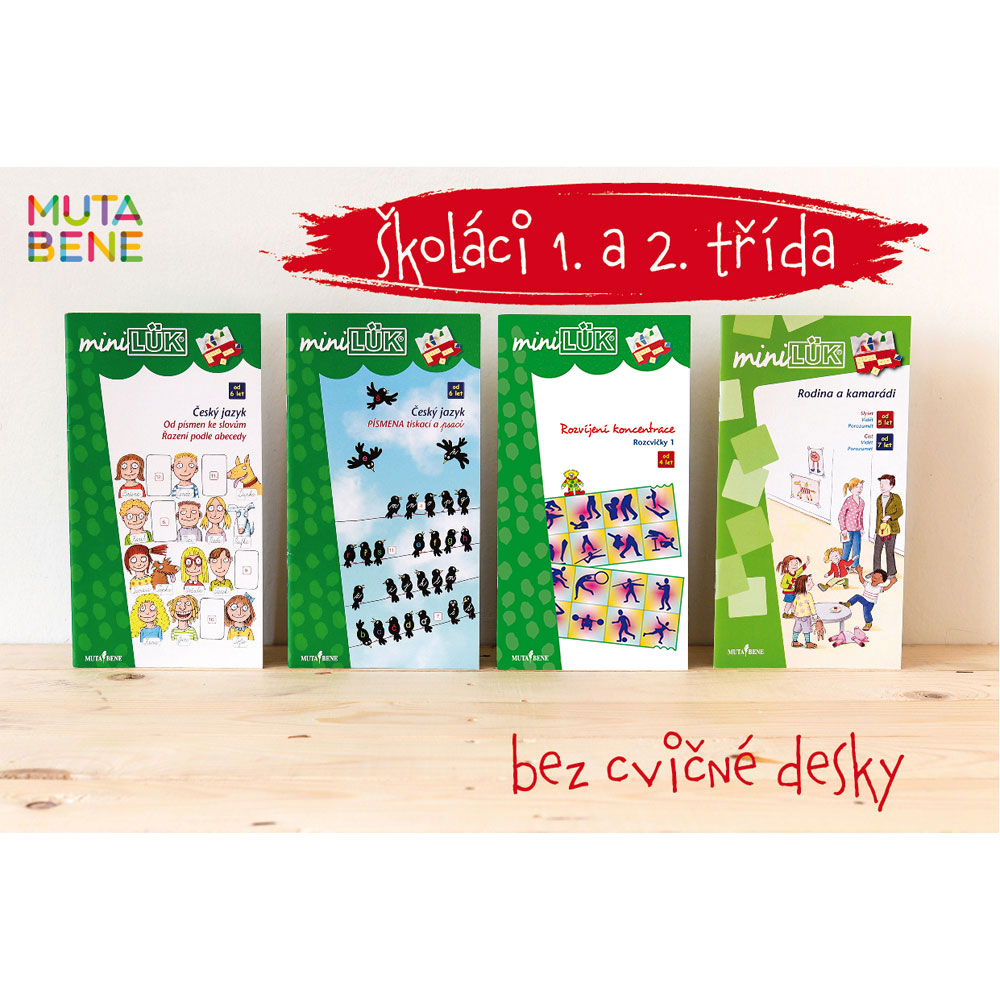 Balíček miniLÜK Školáci 1. a 2. třída