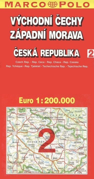 ČR 2 Východní Čechy, Západní Morava 1:200 000 – -