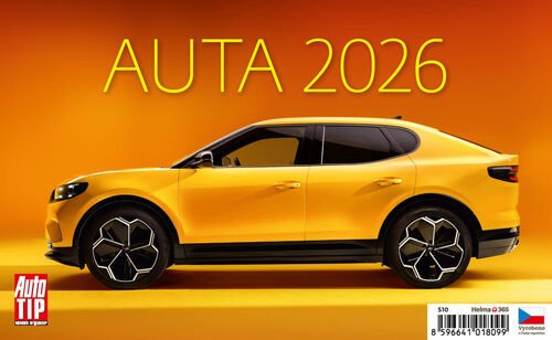 Kalendář stolní 2026 - Auta