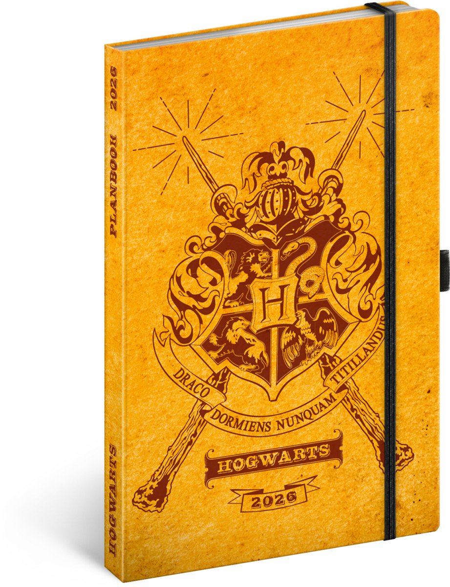 Diář/notes 2026: Planbook - Harry Potter/Bradavice, 13 x 21 cm
