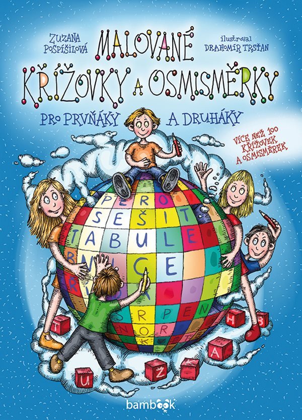 Malované křížovky a osmisměrky pro prvňáky a druháky – Zuzana Pospíšilová