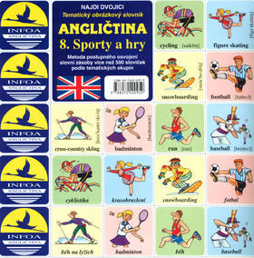 Angličtina  8. Sporty a hry - Tematický obrázkový slovník - Antonín Šplíchal