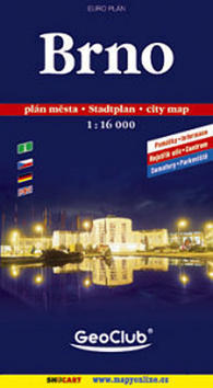 Brno plán města 1:16 000