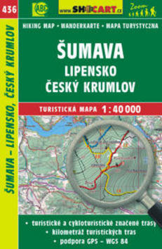 Šumava, Lipensko, Český Krumlov 1:40 000 - 436