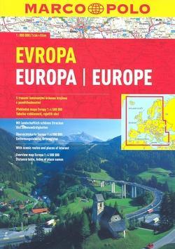Evropa 1:800 000 - S trasami lemovanými krásnou krajinou a pamětihodnostmi