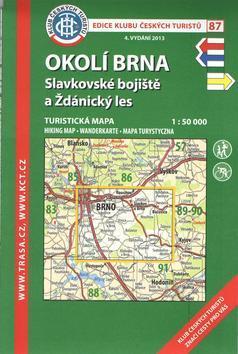 KČT 87 Okolí Brna, Slavkovské bojiště a Ždánický les 1:50 000