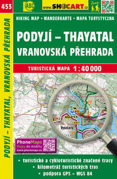 Podyjí - Thayatal, Vranovská přehrada 1:40 000 - SC 453