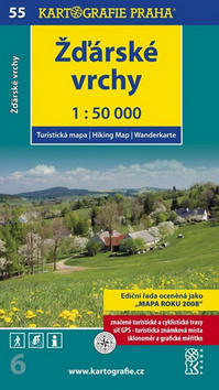 Žďárské vrchy 1:50 000 - turistická mapa