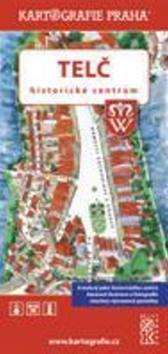 Telč - historické centrum - Kreslená mapa