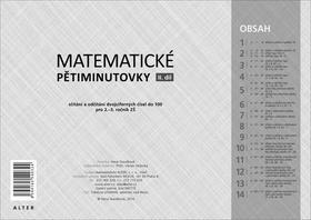 Matematické pětiminutovky 2. díl - Sčítání a odčítání dvojciferných čísel do 100 pro 2.-3. ročník ZŠ - Hana Staudková