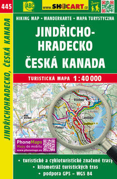 Jindřichohradecko, Česká Kanada 1:40 000 - SC 445