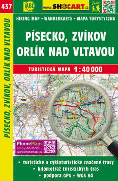 Písecko, Zvíkov, Orlík nad Vltavou 1:40 000 - SC 437
