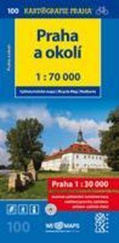 Praha a okolí 1:70 000 - Cyklomapa č. 100