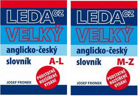 Velký anglicko-český slovník 1. a 2. díl - A-L, M-Z - Josef Fronek