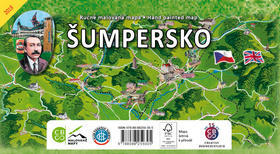 Šumpersko - Ručně malovaná mapa