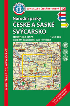 KČT 12 Národní parky České a Saské Švýcarsko - 1:50 000