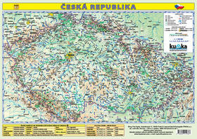 Česká republika Mapa A3 lamino - Petr Kupka