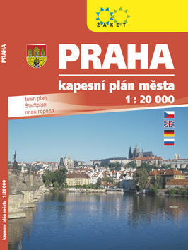Praha kapesní plán města - 1 : 20 000