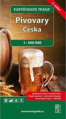 Pivovary Česka - 1 : 500 000