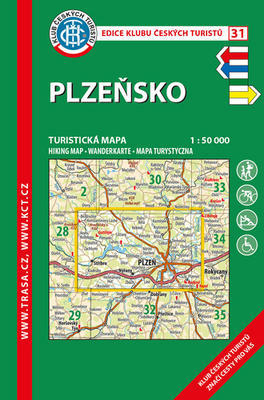 KČT 31 Plzeňsko - 1:50 000