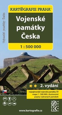 Vojenské památky Česka - 1:500 000