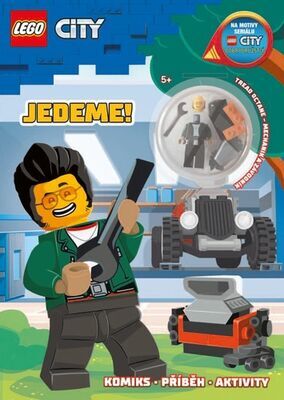 LEGO CITY Jedeme! - Komiks, příběh, aktivity, obsahuje minifigurku