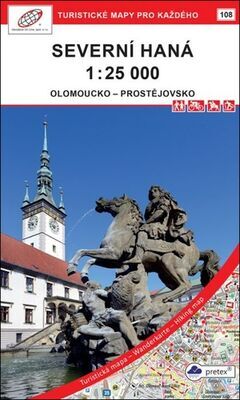 Severní Haná 1:25 000 - 108 Olomoucko - Prostějovsko