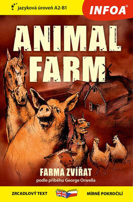 Animal farm/Farma zvířat - zrcadlový text mírně pokročilí